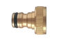 Brass Quick Connect Water Hose Fittings , Female Garden Hose Quick Connect